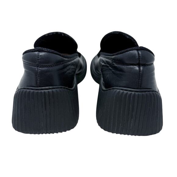 Vintage Y2K Kenneth Cole Black Leather Square Toe Loafers Men's Size 10.5 VGUC - Picture 6 of 8